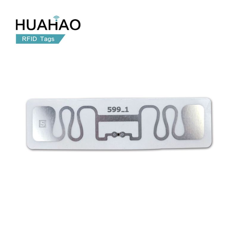 In Stock 860-960Mhz Programmable Passive Wet Inlay White RFID Tag Belt M730 76*20mm UHF RFID Stickers