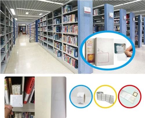 RFID book tags in library-1